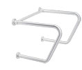 AJW UG120-O242416 1.25" Diameter 24" x 24" x 16" Toilet Straddle Grab Bar - Exposed Flange