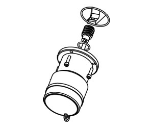 Akron 50770029 24V Motor Assembly