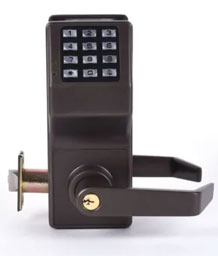 Alarm Lock DL2800 US10B Trilogy Electronic Digital Lock With Standard Key Override - Oil Rubbed Bronze