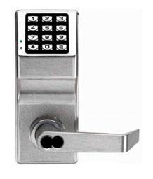Alarm Lock DL2700IC-C US26D Trilogy Digital Lock For CORBIN RUSSWIN Interchangeable Core - Satin Chrome