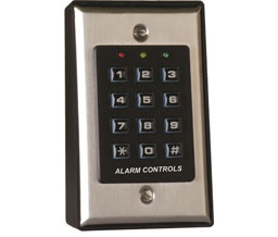 Alarm Controls KP-100 Surface or Recess Mount Digital Keypad