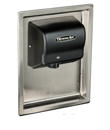 American Dryer ADA-RK ADA Compliant Seamless Stainless Steel Recess Kit 