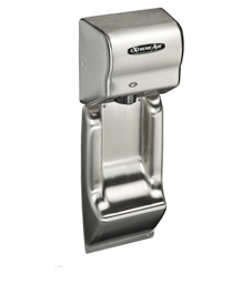 American Dryer ADA-WG ADA Compliant Seamless Stainless Steel Wall Guard