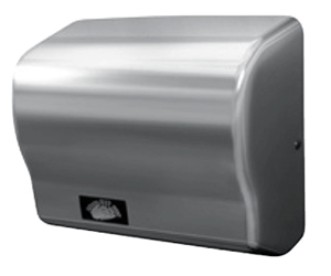 American Dryer GX1-C Satin Chrome Steel Automatic Hand Dryer 