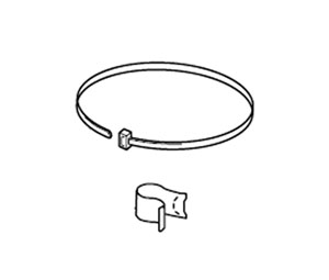 Amerex 14838A Fire Extinguisher Parts - Hose Strap & Clip