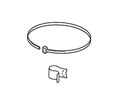 Amerex 14838A Fire Extinguisher Parts - Hose Strap & Clip