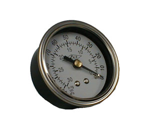 Amerex 51348GZ Getz Vacu-Fill System Accessory - Vacuum Gauge, 30" Hg