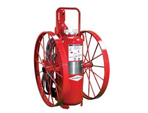 Amerex 471 Nitrogen Cylinder Operated, Wheeled Dry Chemical Extinguisher, 150 lb