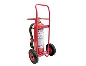 Amerex 497 Wheeled Stored Pressure Dry Chemical Extinguisher, Purple K Agent Type, 50 lb