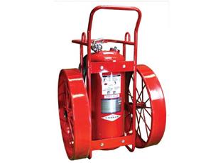 Amerex 574 Wheeled Dry Chemical Extinguisher, High Performance Stored Pressure, 250 lb