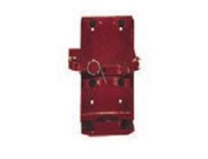 Amerex 809G Galvanized Heavy Duty Box Type Vehicle Bracket with Locking Pin - Painted Red - For 10 lb Extingushers