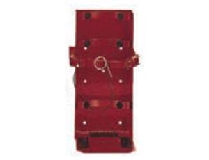 Amerex 811G Galvanized Heavy Duty Box Type Vehicle Bracket with Locking Pin for 30 lb Extingushers - Painted Red 
