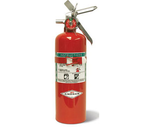 Amerex DDPAX355T HALON 1211 Fire Extinguisher - 5 lb w/Vehicle Bracket - 10B:C