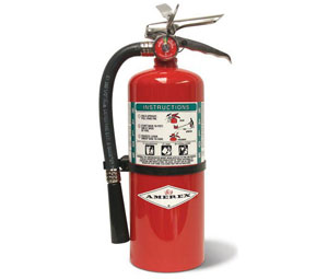 Amerex DDPAX369 HALON 1211 Fire Extinguisher - 9 lb Brass Valve w/Wall Hook - 1A:10B:C