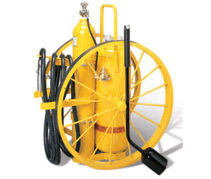 Amerex DDPAX680 Class D WH Fire Extinguisher - 150 lb Regulated Pressure Sodium Chloride