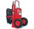 Amerex DDPAX468 RP-WH Fire Extinguisher - 150 lb BC w/16" Rubber Wheels - 240B:C