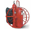 Amerex DDPAX471 RP-WH Fire Extinguisher - 150 lb BC w/36" Steel Wheels - 240B:C
