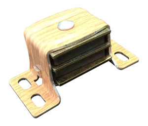 Amerock AMCM9798-AW Aluminum Casing Magnet and Strike Plate - Pull Force: 16 lb. - 200 Each