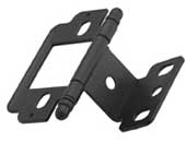 Amerock AMPK3180TB-AE Antique English Ball Tip Full Inset Partial Wrap Free Swinging Hinge - 1 Each