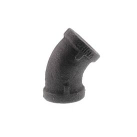 Anstar ELB-3845 Elbow, Black, 3/8", 45 Degrees