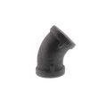 Anstar ELB-3845 Elbow, Black, 3/8", 45 Degrees