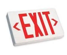 Anstar FHEX20-W-R-EM Exit Light