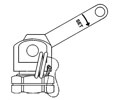 Ansul 70846 Lever Release for HF Electric Actuator