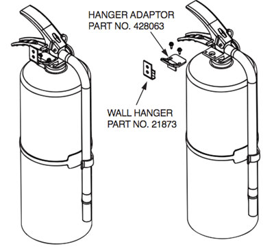 Extinguisher Hanger Adaptor