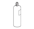 Ansul 429862 R 102 System Parts - Stainless Steel Agent Tank - 3 Gallon