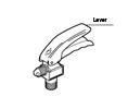 Ansul 432775AS Fire Extinguisher Parts - Lever (Chrome)