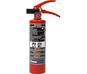 Ansul 443475 Cleanguard CA03VB Clean Agent Fire Extinguisher 2-B:C, 3.5 lb