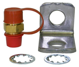 Ansul 57046 Nozzle, C-1/2 w/Blow-Off Cap, Bracket, Lockwashers, 4/Package - Price per Package