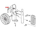 Ansul 1133 Wheeled Fire Extinguisher Parts - Washer, Lock, Regulator, Mounting