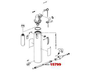 Ansul 15799 Ansul Redline Parts - Hose, with O-Ring, Low Temperature