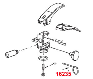 Ansul 434211 Sentry® Dry Chemical Fire Extinguisher Parts - Pull Pin (Ring Pin)