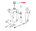 Ansul 17903 Red Line Fire Extinguisher Parts - Fill Cap Assembly, CR-10, CR-20, CR-30 (E&G models)