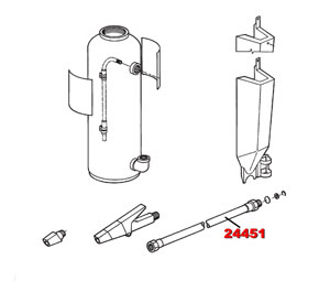 Ansul 24451 Ansul Redline Parts - Hose, -65 deg. F, w/Couplings Assembly (CR-30-E and G)