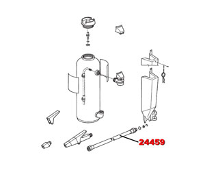 Ansul 24459 Ansul Redline Parts - Hose, -65 deg.F, w/Couplings Assembly (CR-20-E and G)