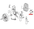 Ansul 25907 Wheeled Fire Extinguisher Parts - Nozzle Body, LR-44, Anodized