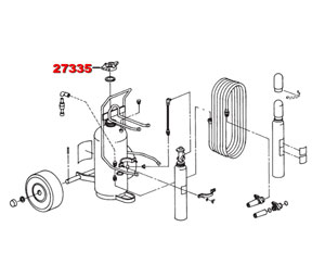 Ansul 27335 Wheeled Fire Extinguisher Parts - Fill Cap, Assembly