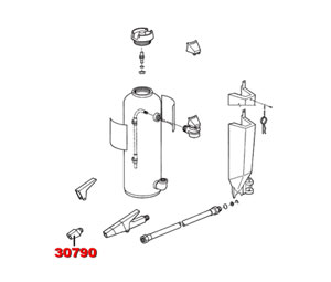 Ansul 30790 Ansul Redline Parts - Tip, Nozzle (A-20-E, K-20-E, LT-K-20-E)
