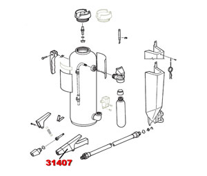 Ansul 31407 Ansul Redline Parts - Nozzle Assembly (A-10-E)