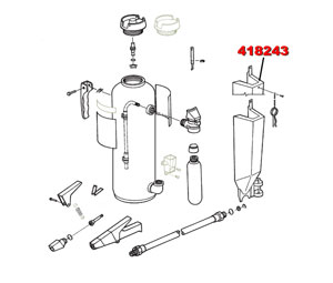 Ansul 418243 Ansul Redline Parts - Guard, Cartridge (RP-10-G)