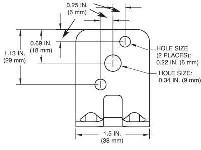 10 lb. Ansul Sentry Wall Hanger