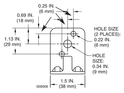 10 lb. Ansul Sentry Wall Hanger