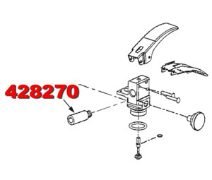 Ansul 428270 Sentry® Dry Chemical Fire Extinguisher Parts - Nozzle Tip Assembly (C02VB)