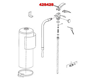 Ansul 428428 Ansul Sentry Parts - Lever, Operating (A10I, PK10I, C10I, A20I, PK20I, C20I)