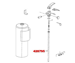 Ansul 428795 Ansul Sentry Parts - Tube, Pick-Up (FE02VB)