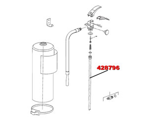 Ansul 428796 Ansul Sentry Parts - Tube, Pick-up (FE05)