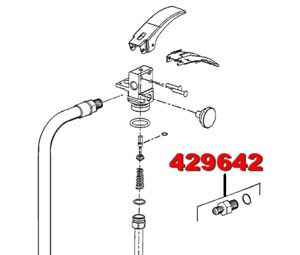 Ansul 429642 Sentry® Dry Chemical Fire Extinguisher Parts - Adaptor Assembly, Recharge
